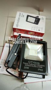 Lampu Sorot LED Cityson 20watt Warmwhite - White